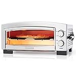 BLACK+DECKER P300S 5-Minute Pizza Oven & Snack Maker, Pizza Oven, Toaster Oven, Stainless Steel