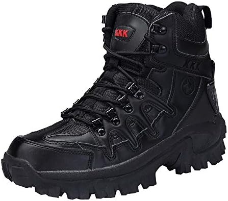 WuyiMC Sport Army Men's Outdoor Military Tactical Ankle Boots Desert Outdoor Combat Mid Hiking Boot