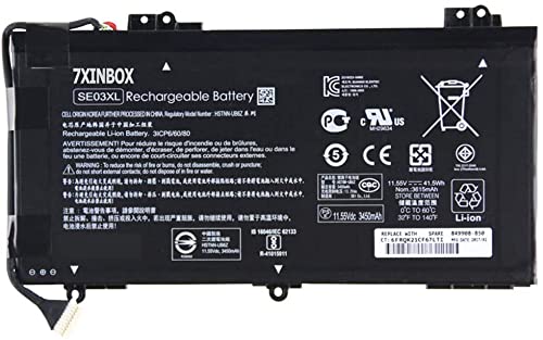 7XINbox SE03XL 11.55V 41.5Wh Laptop Battery Replacement compatible with HP Pavilion 14-AL100 14-AL125TX 14-AL136TX 14-AL027TX 14-AL028TX Series HSTNN-LB7G HSTNN-UB6Z TPN-Q171 849908-850 849568-541