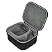 Birsppy Baval Hard Case for Howard Leight Impact Sport OD Electric Earmuff/R 03570 Genesis Frame Clear Lens Shooting Glasses - Black