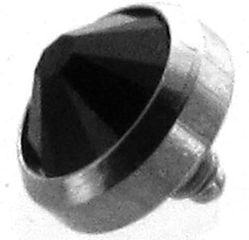 316L Internally Threaded Surgical Steel Gem Set Flat Bottom Dome for Internally Threaded Dermal Anchors 14g 4mm Dermal top Body