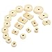 BABAN Professional 20 Pieces Plastic Watch Back Press Dies Round and Rectangular