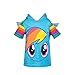 My Little Pony Hooded Shirt - Rainbow Dash, Twilight Sparkle, Pinky Pie - Girls (Rainbow Dash, 4T)