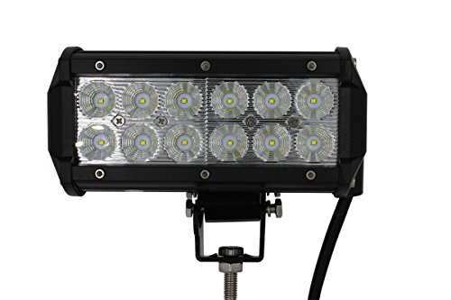 TURBOSII 6 7 Inch Flood Cree Led Light Bar 36W 3600Lm Work Lights Led Driving Fog Lights For Off Road Truck Tractor Suv Atv Ute Boat Marine Jeep Motorcycle 4X4 4Wd 12-24V