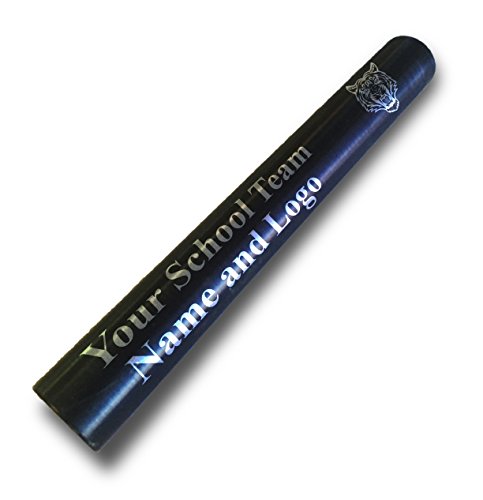 Custom Black Aluminum Track and Field Relay Baton Personalized Gift for Him, for Her, for Boys, for Girls, for Husband, for Wife, for Them, for Men, for Women- Your Team Name and Logo Engraved