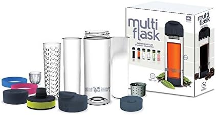 Precidio Multi Flask Full Set, 6-in-1 Insulated Water Bottle, 23 oz