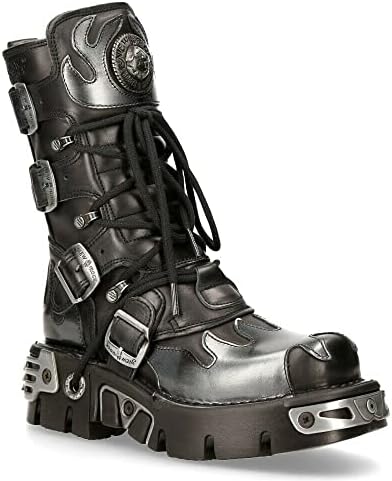 Amazon.com | New Rock 391-S18 Women's Black Metallic Reactor Skull