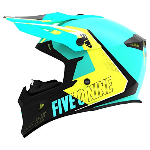 509 Tactical Helmet (Teal Hi-Vis - X-Large)