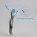 Portable Stainless Steel Reusable Cocktail Drinking Straws with 2 Cleaner Brush Se(gold).
