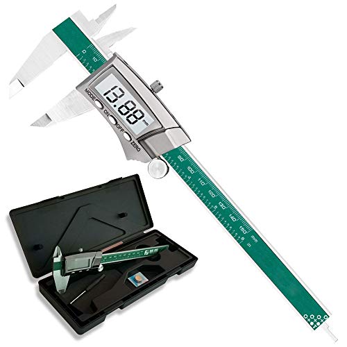 🥇Digital Vernier Caliper with Extra Large | 0-6inch | 150mm Millimeter Conversion Measuring Tools from Fujiwara (Digital Stainless steel) - Thumbnail 7