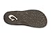 OluKai Ohana Men's Beach Sandals, Quick-Dry Flip-Flop Slides, Water Resistant & Lightweight, Compression Molded Footbed & Ultra-Soft Comfort Fit, Dark Java/Ray, 9