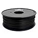Gizmo Dorks 1.75mm ABS Filament 1kg / 2.2lb for 3D Printers, Black