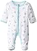 Baby Footed Sleeper, Premium Soft and Breathable Cotton, Multiple Styles,White,Newborn