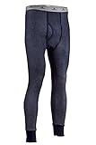 Indera Men's Dual Face Raschel Knit Performance Thermal Underwear Pant with Silvadur
