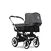 Bugaboo Donkey2 Sun Canopy, Grey Mélange - Extendable Sun Shade for Full Weather Protection, Machine Washable