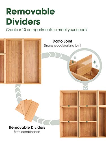 Kootek-6-Pcs-Bamboo-Drawer-Organizer-Utensil-Tray-Kitchen-Storage-Box-3-Size-Versatile-Dividers-Cutlery-Holders-Bins-Containers-for-Flatware-Kitchen-Utensils