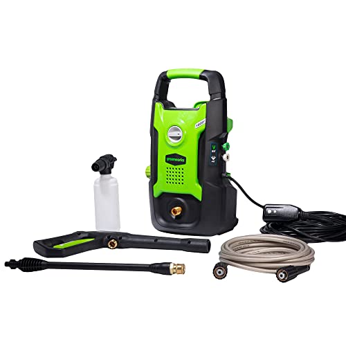 Greenworks 1600 PSI (1.2 GPM) Electric Pressure Washer (Ultra Compact / Lightweight / 20 FT Hose