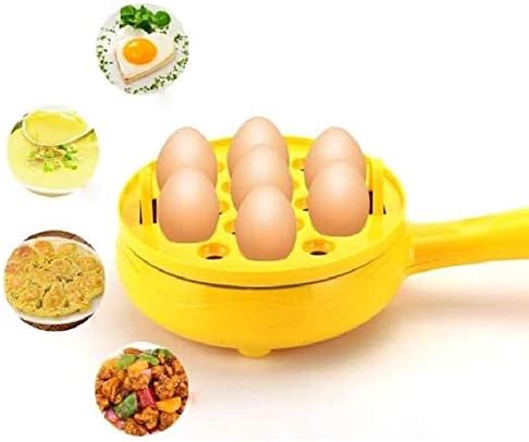 Onmall Mini Egg Boiler Electric Automatic 7 Egg Poacher Steamer Cooker Boiler & Fryer for Egg (Color May Vary)