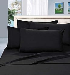 Sathi Linen Luxuriou Extra Deep Solid Pattern Bed