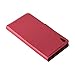 Cadorabo - Book Style Wallet Design for > Sony Xperia XA ULTRA < with 2 Card Slots and Stand Function - Etui Case Cover Protection Pouch in CANDY-APPLE-RED