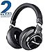 Hiearcool Active Noise Cancelling Headphones (2019 Upgrade) Bluetooth Headphones Over Ear, Deep Bass Wireless Headphones with Mic, Fast Charge 40hr Playtime Protein Earpads for Travel TV PC -Black