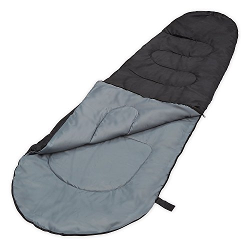 Active Era Mumienschlafsack - Schlafsack Sommer, Frühling, Herbst, 10°C bis 18°- Indoor und Outdoor Camping, Festivals - Sleeping Bag - Ultraleicht Schlafsack Kleines Packmaß – Schwarz – Bild 2