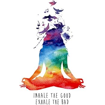 Neasyth Meditation Tapestry Chakra Wall Hanging Polyester Yoga Meditating Studio Room Indian Psychedelic Print Tapestries 59 x 51in (Meditation Tapestry, 60 x 52 in)