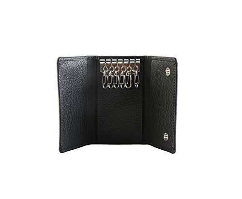 Hasnain Leather Works Black KeyPouch/Wallet Key Chain/Black Wallet Key Chain/Black Key Pouch/Leather Wallet Keychain by Hasnain Leather Works