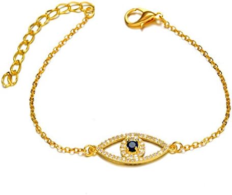 iLeader Top Fashion Three Colors Micro-Inserts Cubic Zirconia Charm Women's Bracelets Classic Evil Eye Charm Bracelets