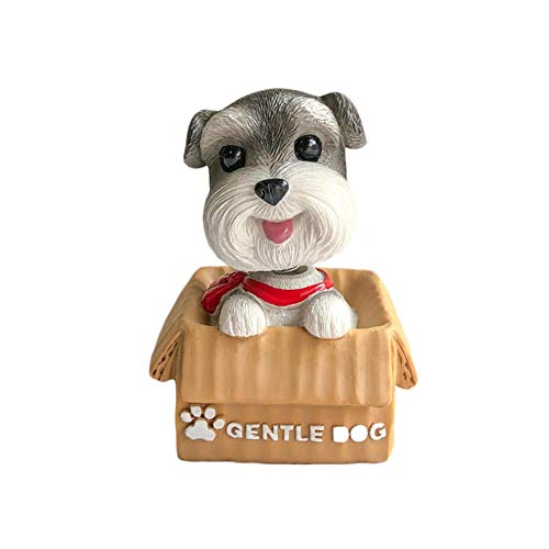image for yuelius Car Shaking Head Dog, Head Shaking Toy, Dashboard Bobbleheads,