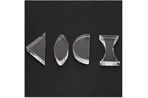 STAYMAX Optical Glass Light Spectrum Prism Basic Physics Teaching 4PCS