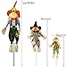 IFOYO 3 Pack Fall Harvest Scarecrow Decorations 15.75 Inch Scarecrows for Garden, Home, Yard, Porch, Thanksgiving Decor