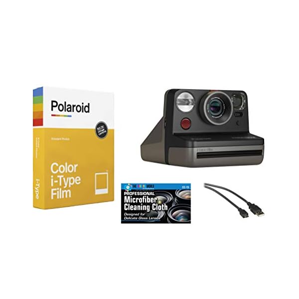 Polaroid Now i-Type Sofortbildkamera (Star Wars - Mandalorian Edition) + Polaroid Color Film Bundle