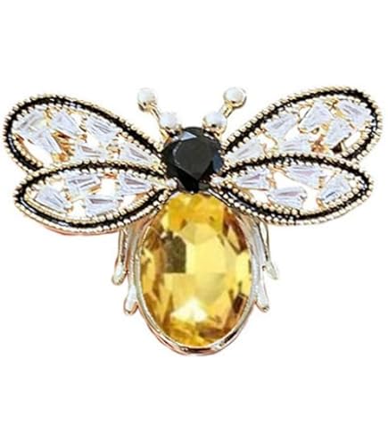 Broches Para Mujer, Alfiler, Avispa De Abeja Y Diamantes De Imitación, Collar De Perlas De Imitación, Broche Para Ropa, Bufanda, Joyería Resistente Y Rentable