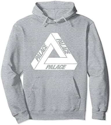 Unisex Palace Triangle Pullover Hoodie Medium Heather Grey
