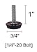 Combo Solutions Glides with T-Nut, 10 Count