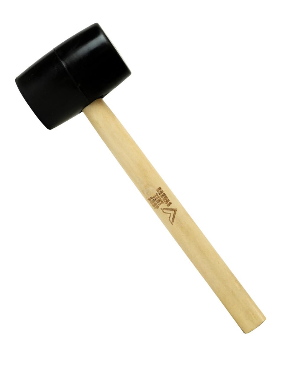 Bell Tent Mallet - Rubber Head, Branded Wooden Handle