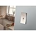 Franklin Brass 64932 Concave Single Toggle Switch Wall Plate / Switch Plate / Cover, Satin Nickel