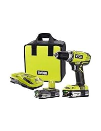 Ryobi ZRP818 18 18 V ONE+ iones de litio 1 2" Kit de taladro (reacondicionado certificado)