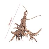 LAYs Aquarium Driftwood Wood Trunk Plant Stump for Fish Tank Ornament Landscaping (L)