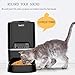 Iseebiz Automatic Pet Feeder 5L Smart Feeder Dog Cat Food Dispenser Voice Recording,Distribution Alarms,Timer Programmable, Portion Control, IR Detect, 4 Meals Per Day for Small and Medium Cats Dogsthumb 4