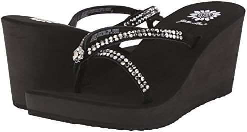 yellow box gateway wedge sandal