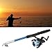Alomejor 1.8M Fishing Rod Suit Portable Fishing Wheel Fisherman Beginners Telescopic Rod Kit Telescopic Fishing Pole(Plastic Fishing Reel)thumb 4