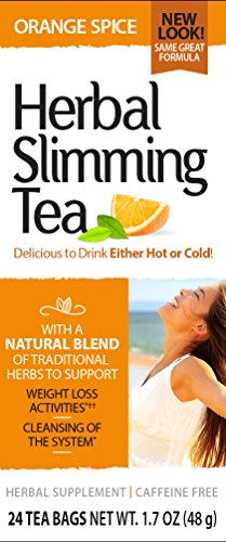 21st Century Slimming Tea, Orange Spice, 1.6 Ounce, 24 Count