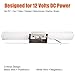 Facon 16.7Inch 12Volts LED RV Wall Sconces Vanity Lamps, Bathroom Mirror Light with On&Off Switch, 12Volts DC RV Interior Light for RV Camper Trailer Motorhome