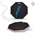 LOLUNUT 12 Inch Silent Drum Pad, 2-Sided Dumb Drum Beginner Rubber Practice Pad, with 5A Drum Sticks