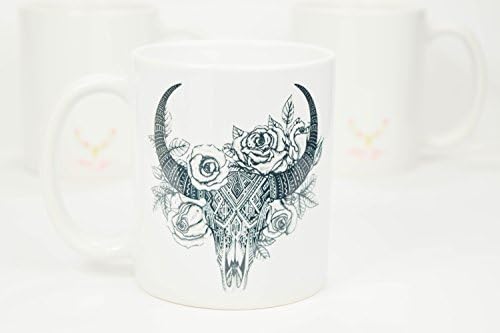 Bull Horn Roses 11oz Mug