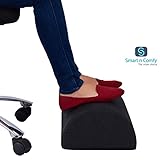 Foot Rest Cushion to Relieve Knee Pain, Tired, Aching & Sore Feet. Reduce Deep Vein Thrombosis. Ideal for Office and Home. Anti Slip Cover.