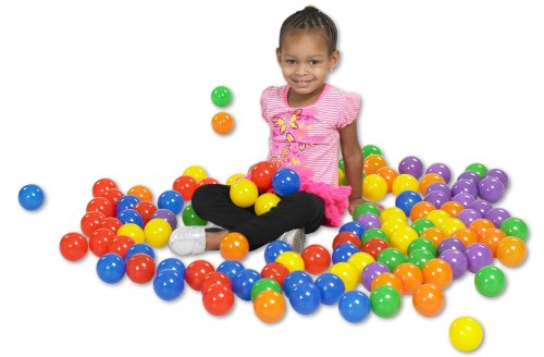 ECR4Kids Soft Plastic Balls for Activity Play Pit, BPA-Free and Phthalate-Free Primary Colors, 3 inch (120-Pack)