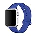 Yimzen Soft Silicone Sport iWatch Band Strap for Apple Watch Series 3 2 1 Sport & Edition 38mm S/M RoyalBlue